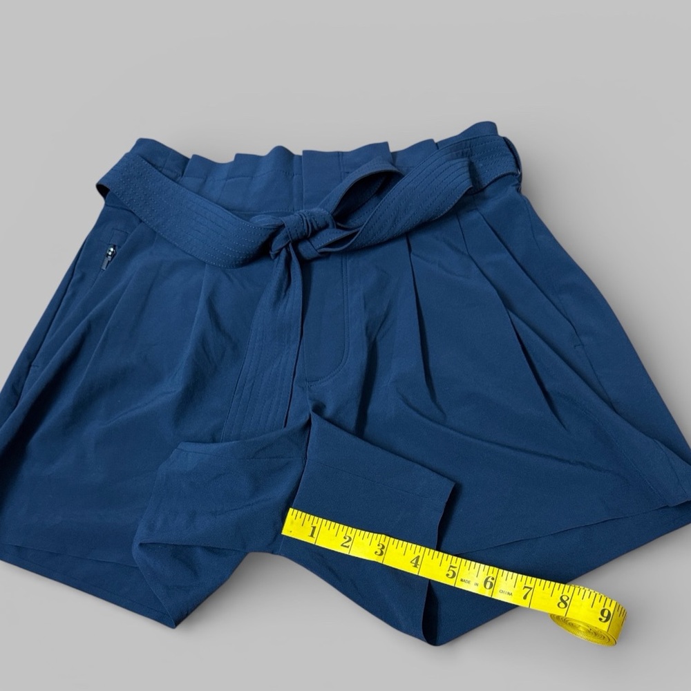 Athleta Navy Blue High-Waisted Skyline II Shorts - Picture 5 of 7